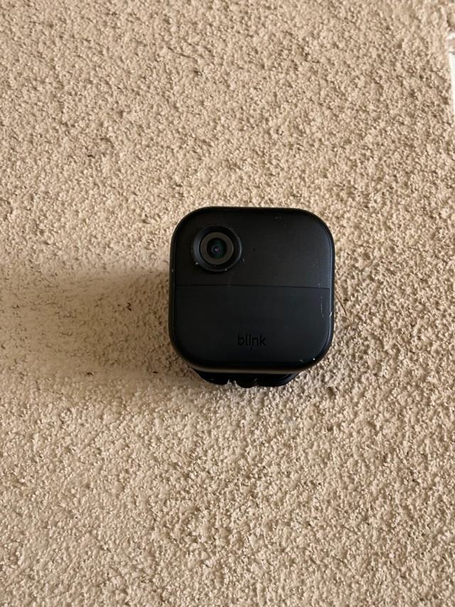 Close-up of Blink Camera mount