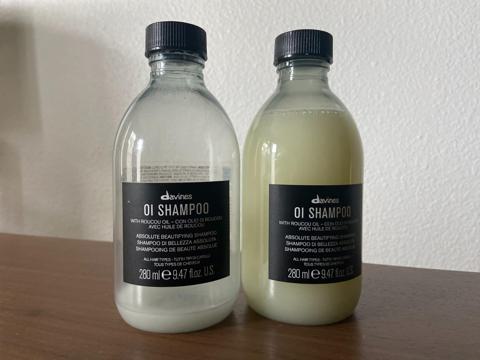 Davines shampoo color variation